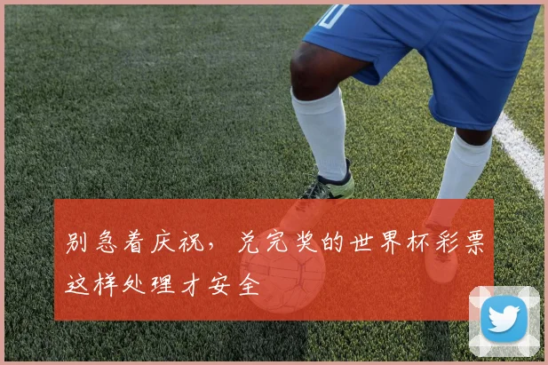 别急着庆祝，兑完奖的世界杯彩票这样处理才安全
